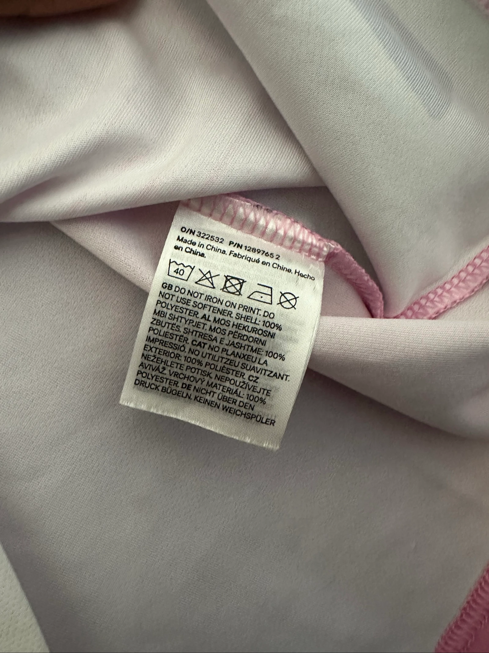 Camiseta de fútbol infantil H&M rosa “Championship” n°10 – photo 4